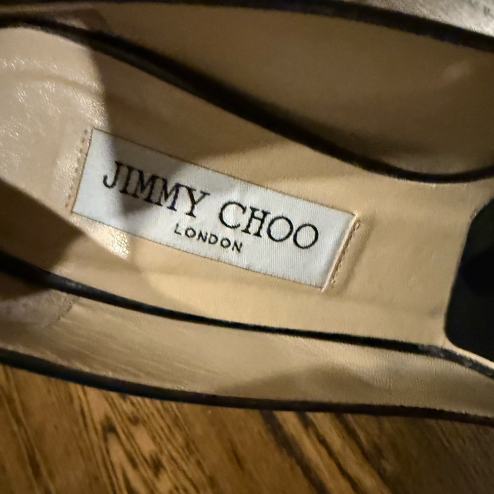 Jimmy Choo Black Leather Shoes